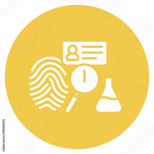 Crime Lab icon vector image. Can be used for Crime Investigation.