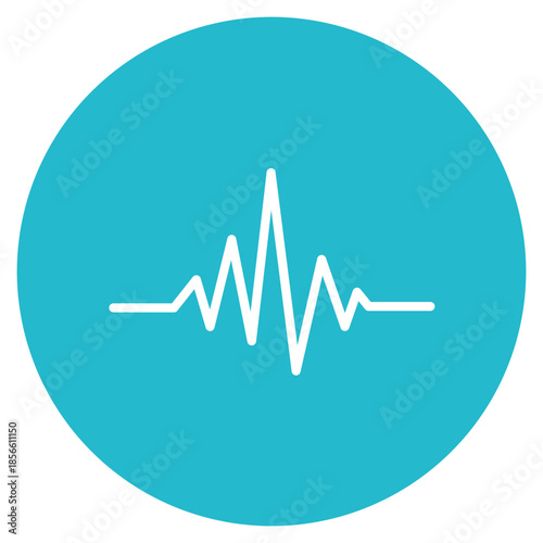 Earthquake icon vector image. Can be used for Geography.