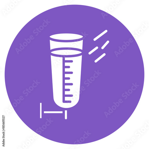 Rain Gauge icon vector image. Can be used for Geography.
