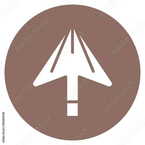 Arrowhead icon vector image. Can be used for Archeology.