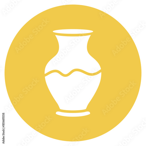 Ceramic Pottery icon vector image. Can be used for Archeology.