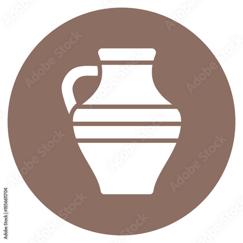 Copper Artifact icon vector image. Can be used for Archeology.