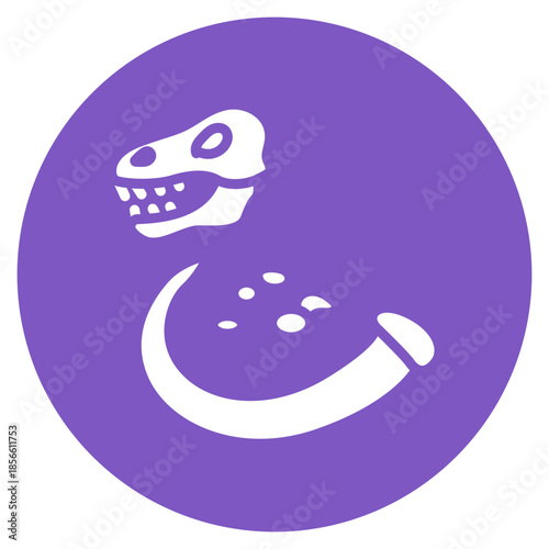 Megafauna Remains icon vector image. Can be used for Archeology.