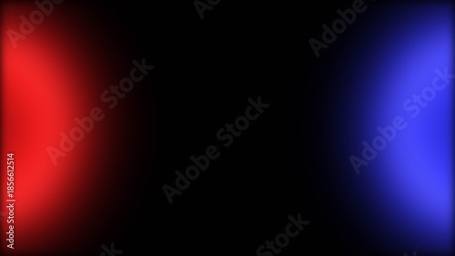 Red and blue light streaks on black background image
