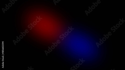 Red and blue gradient on black background abstract