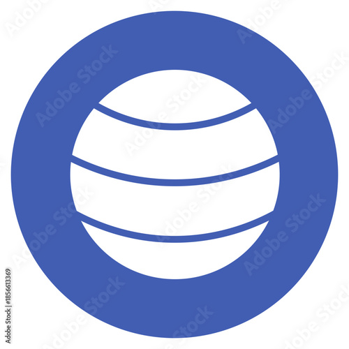 Therapy Ball icon vector image. Can be used for Nursing Home.