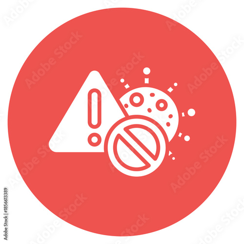 Disease Control icon vector image. Can be used for Tuberculosis.
