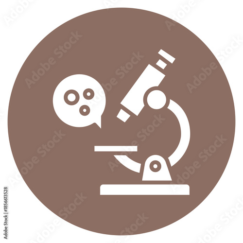 Microscope View icon vector image. Can be used for Tuberculosis.