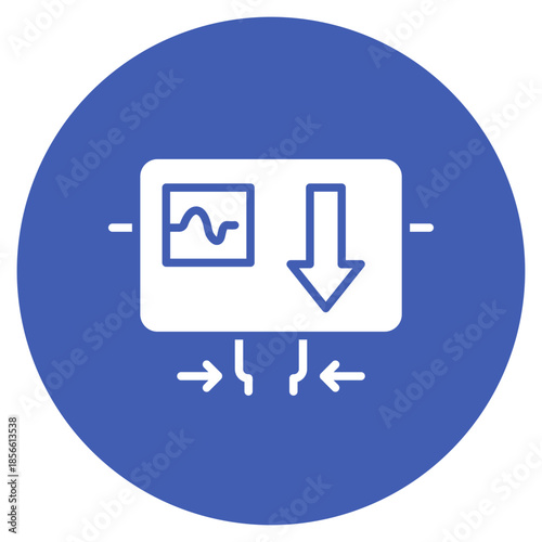 Negative Pressure icon vector image. Can be used for Tuberculosis.