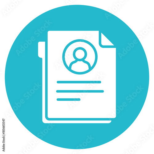 Patient File icon vector image. Can be used for Tuberculosis.