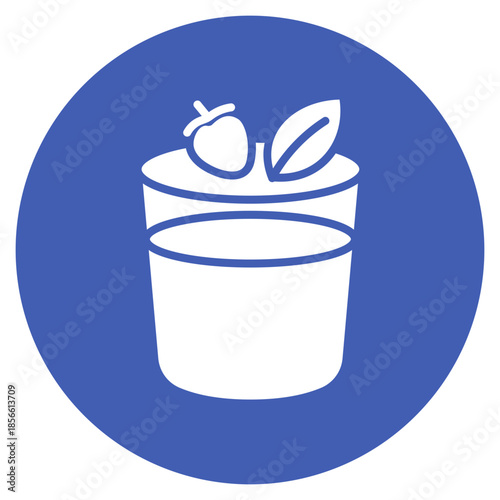 Chia Pudding icon vector image. Can be used for Brunch.