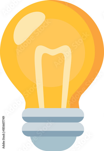 Electric lightbulb illumination symbol bright idea invention creativity vector