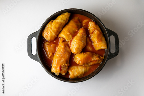 Stuffed Cabbage Rolls In Pot