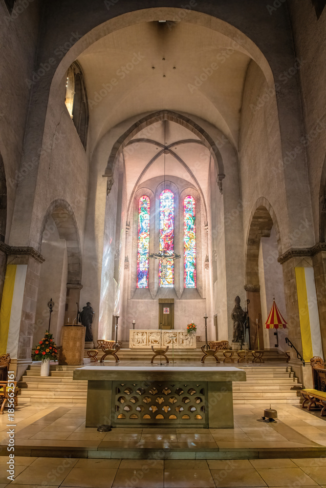 Obraz premium the little church in Echternach in Luxembourg