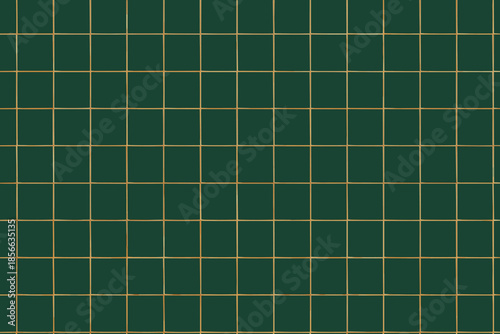 Green grid pattern on a flat surface showing regular lines in a simple design suitable for art or design work