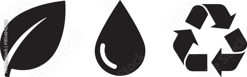 Eco Friendly Symbols for Sustainability and Conservation