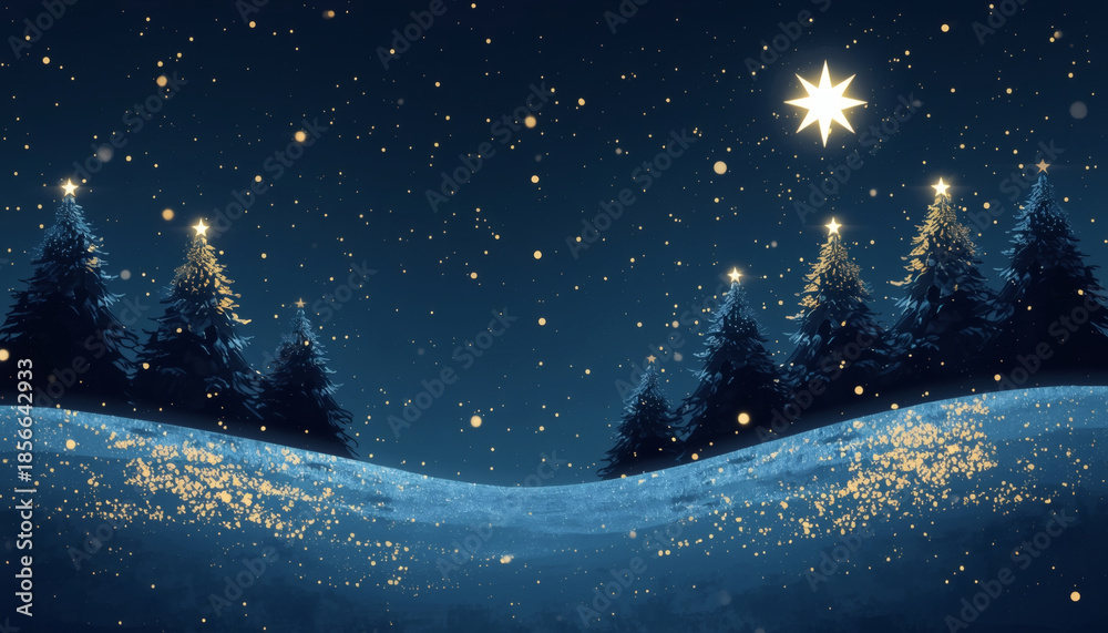 Naklejka premium Winter's Embrace