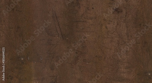 Tableau sur toile Close-up of a textured, aged surface in warm copper-brown, displaying subtle scr