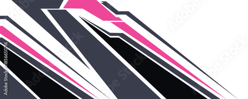 Abstract sporty background with exclusive colors. Abstract racing graphic design, vector design for vehicle wrap, t-shirt, jersey, gamer, esport, racing car, rally, and adventure ready to print.