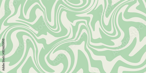 Green marble acrylic seamless pattern, wave texture, watercolor marble background.