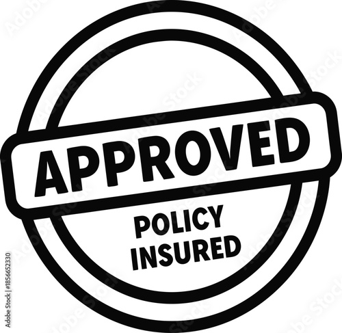 Approved policy insured stamp