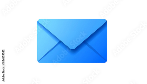 blue Flat email icon