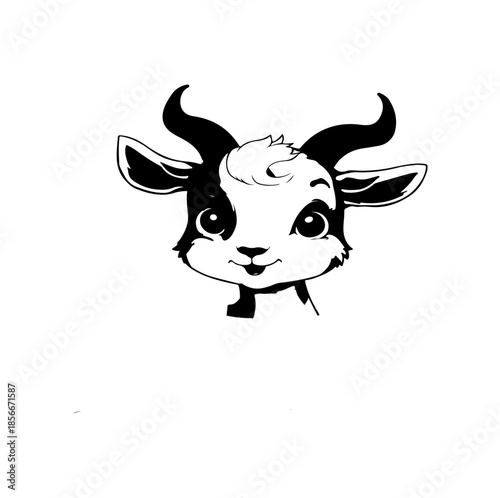 cow with horns