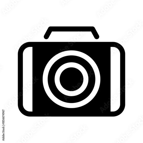 Photo Camera Icon Vector Symbol Design Illustration