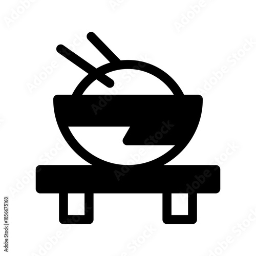 Rice Icon Vector Symbol Design Illustration