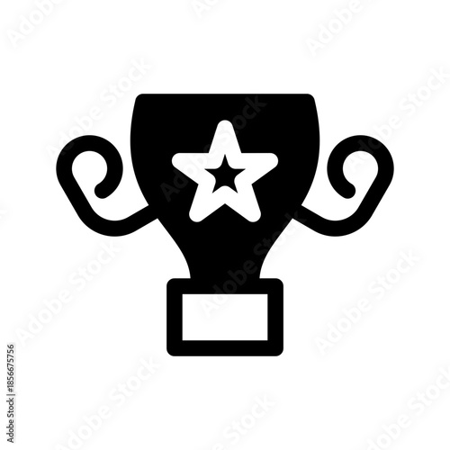 Trophy Icon Vector Symbol Design Illustration