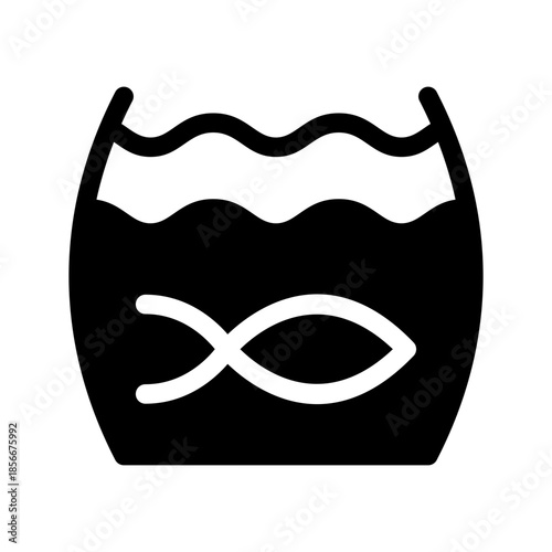 Aquarium Icon Vector Symbol Design Illustration