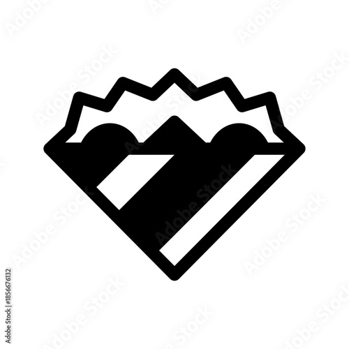 Sandwich Icon Vector Symbol Design Illustration