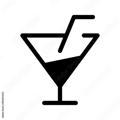 Cocktail Icon Vector Symbol Design Illustration
