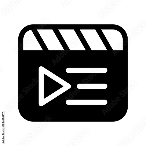 Video Icon Vector Symbol Design Illustration