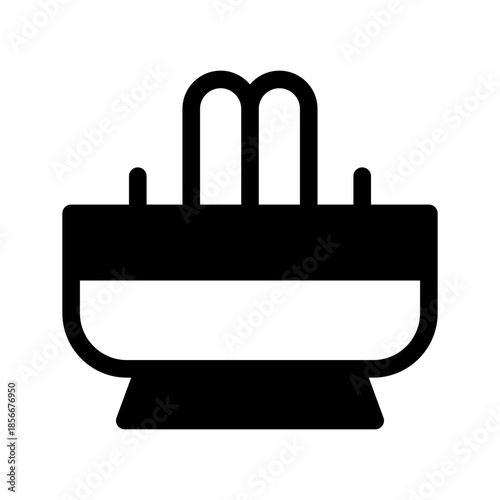 Bath Icon Vector Symbol Design Illustration