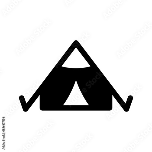 Camp Icon Vector Symbol Design Illustration