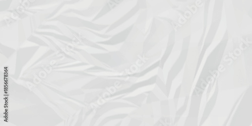 White crumpled paper texture. White wrinkled paper texture. White paper texture. White crumpled and top view textures can be used for background of text or any contents .