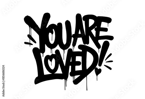 Street art graffiti. Urban wall spray painting,  Compliment frases