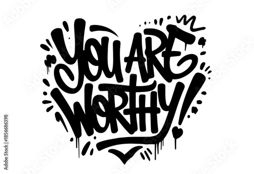 Street art graffiti. Urban wall spray painting,  Compliment frases