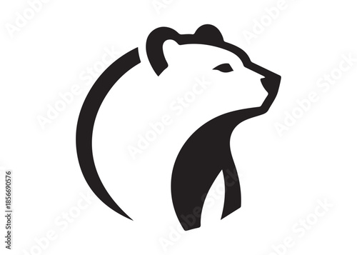 bear vector illustration, grizzly bear silhouettes, bear silhouette logo vector animals, bear black silhouette animals vector set, bear wild animal silhouettes on the white background