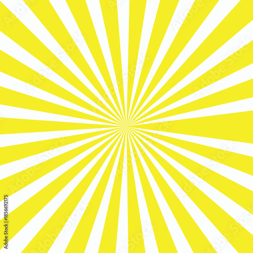 Stunning sunburst background featuring dynamic, radiant sun rays bursting outward in a vibrant and energetic pattern. Perfect for posters, flyer, advertisements, website banners, and branding material