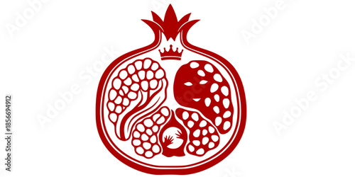 Mythology Pomegranate Fruit Persephone Silhouette