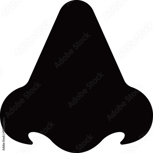 鼻のアイコン　モノトーン