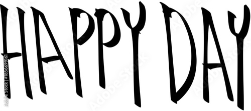 black and white vector illustration of an abstract flower