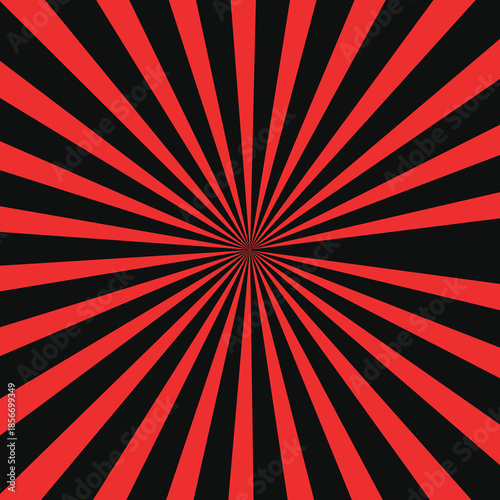 Stunning sunburst background featuring dynamic, radiant sun rays bursting outward in a vibrant and energetic pattern. Perfect for posters, flyer, advertisements, website banners, and branding material