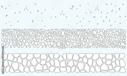 CAD Soil Layer Pattern Line Art Texture for Architecture and Landscape