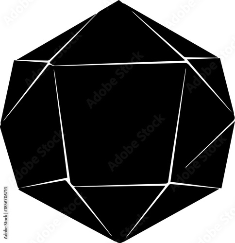 Sleek black garlic press tool on a clean white background with subtle shadow, perfect for culinary and kitchen designs