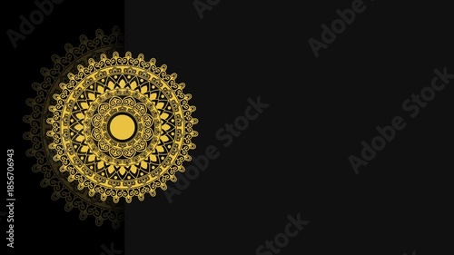 Luxury mandala art background with golden pattern style. Decorative mandala art element for print, poster, cover, brochure, flyer, banner, meditation, yoga, wedding, henna, tattoo, vector art