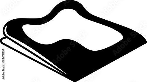 Abstract geometric cube outline with solid base, symbolizing space, structure, and conceptual design elements for modern projects