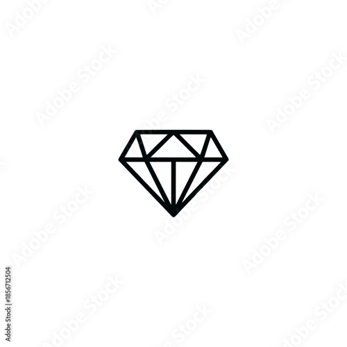 diamond on white background